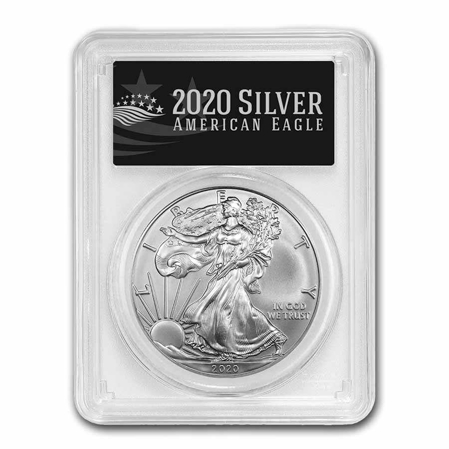 Buy 2020 (S) American Silver Eagle MS-69 PCGS (FS, Black Label)