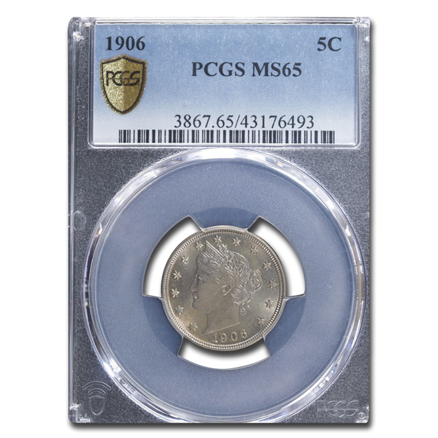 Buy 1906 Liberty Head V Nickel MS-65 PCGS