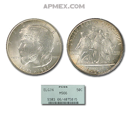 Buy 1936 Elgin Half MS-66 PCGS (Old Green Label)