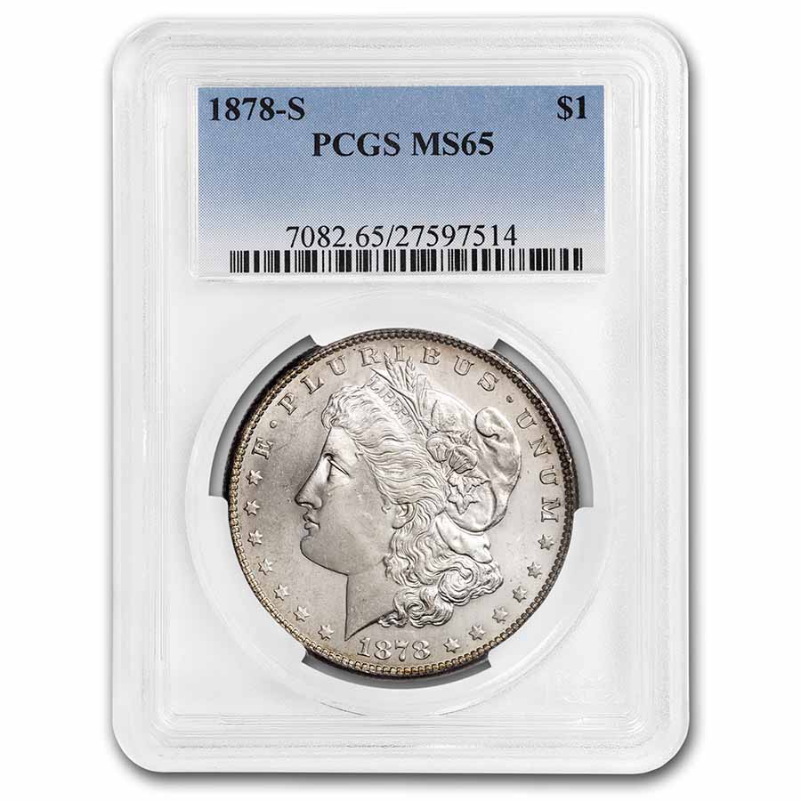 Buy 1878-S Morgan Dollar MS-65 PCGS