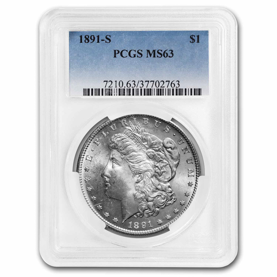 Buy 1891-S Morgan Dollar MS-63 PCGS