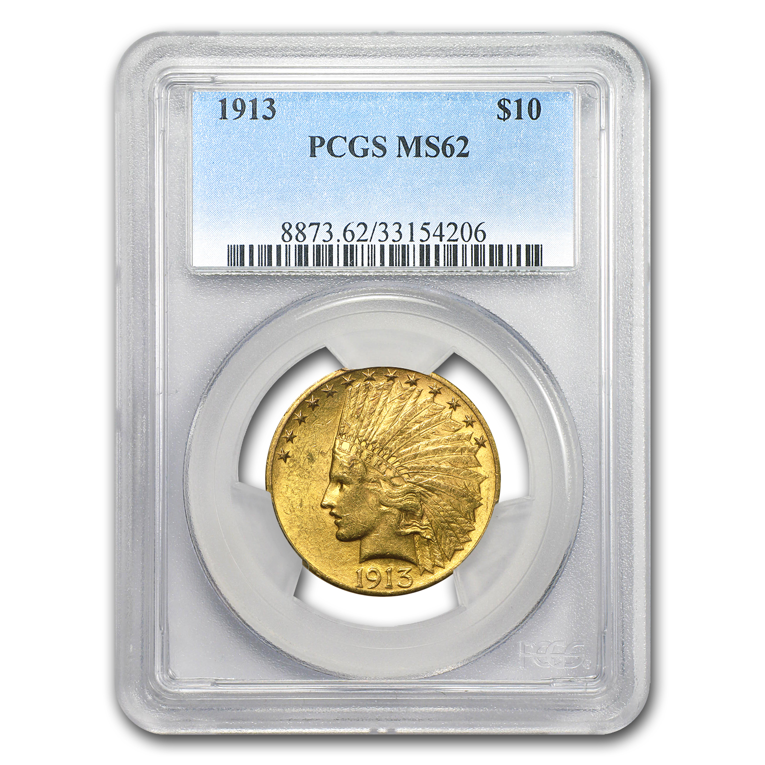 Buy 1913 $10 Indian Gold Eagle MS-62 PCGS - Click Image to Close