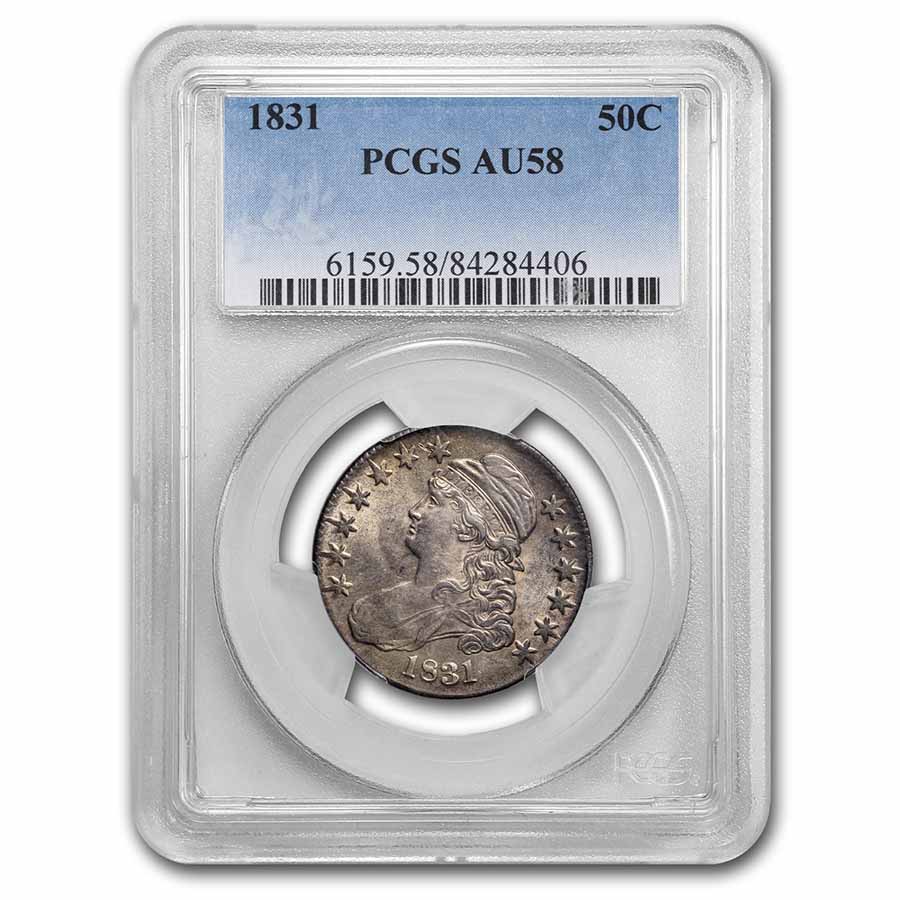 Buy 1831 Bust Half Dollar AU-58 PCGS