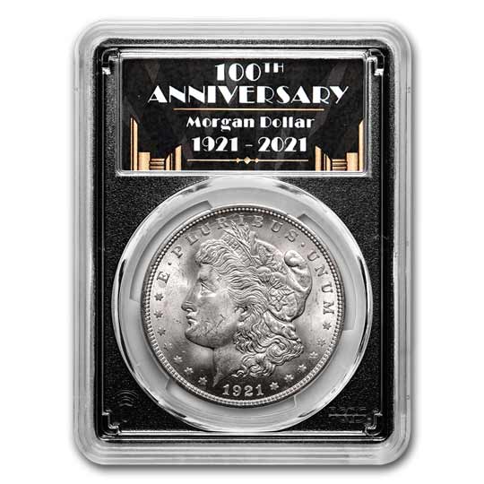 Buy 1921 Morgan Dollar MS-63 PCGS (100th Anniversary Label)