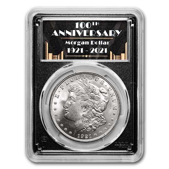 Buy 1921 Morgan Dollar MS-64 PCGS (1921-2021 Anniversary Label)