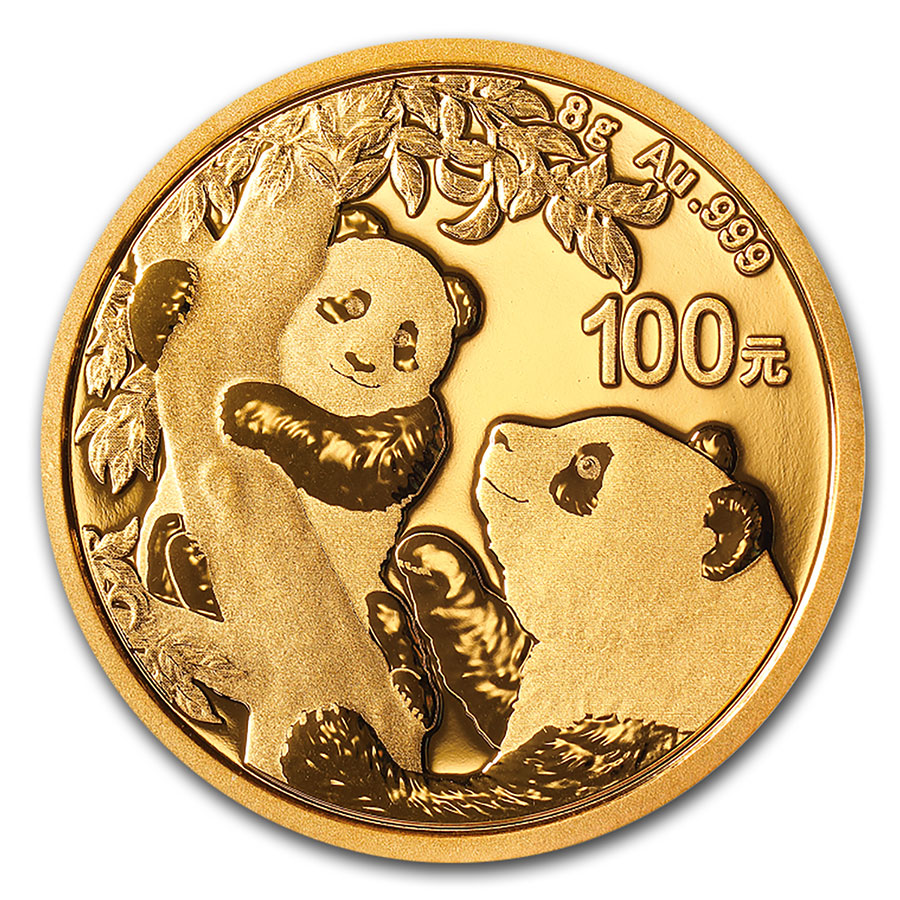 Buy 2021 China 8 gram Gold Panda BU (Sealed)