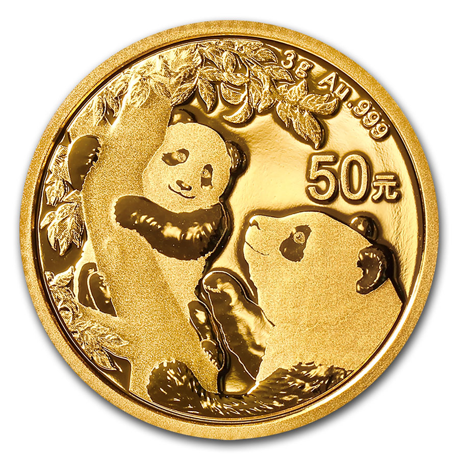 Buy 2021 China 3 gram Gold Panda BU (Sealed)