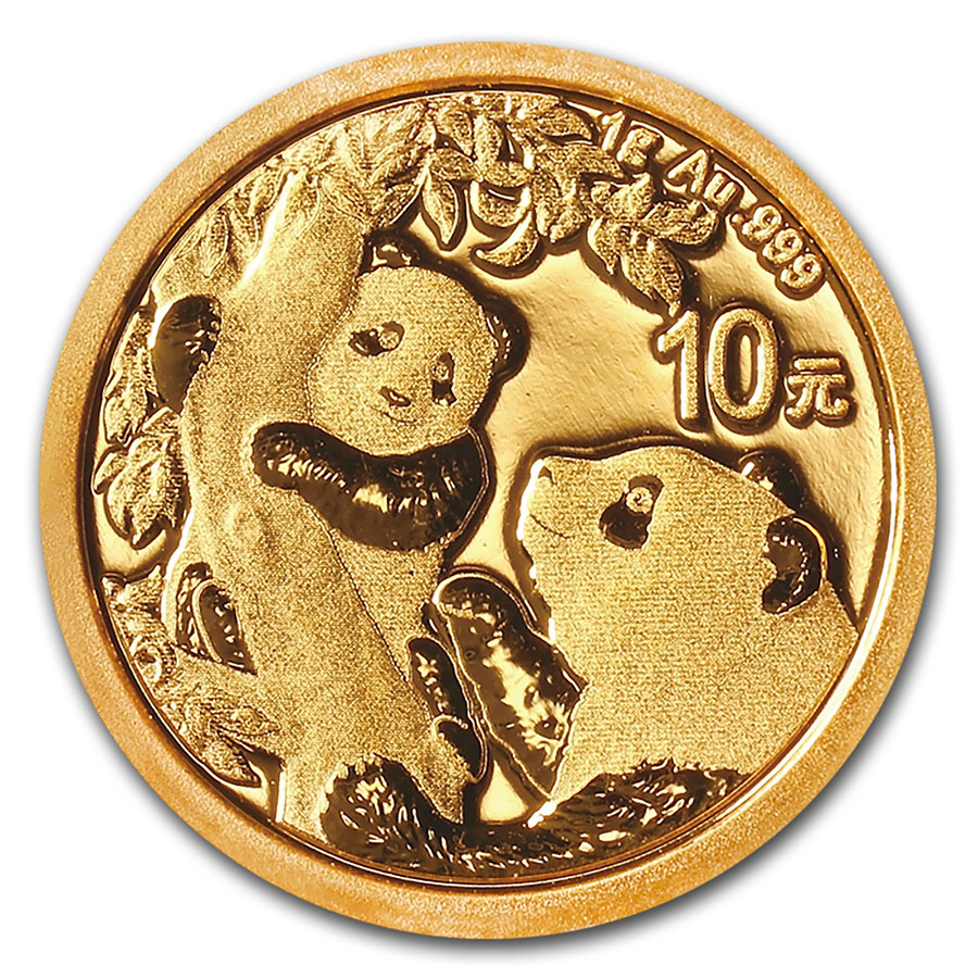 Buy 2021 China 1 gram Gold Panda BU (Sealed)