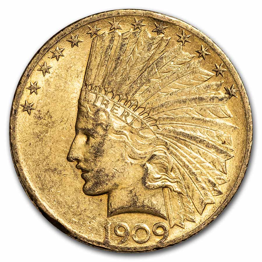 Buy 1909 $10 Indian Gold Eagle XF