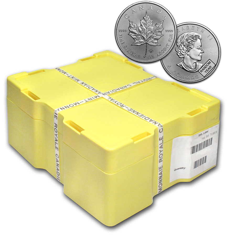 Buy Canada 500-Coin Silver Maple Leaf Monster Box (Sealed - Random) - Click Image to Close