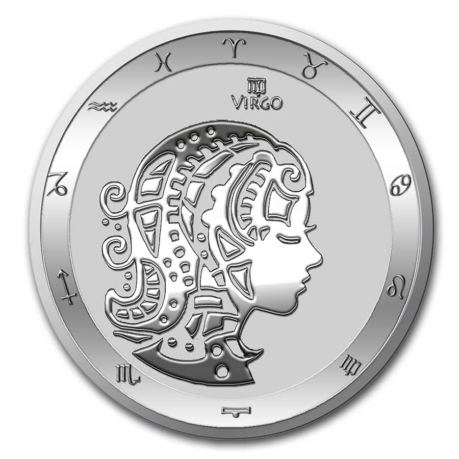 Buy 2021 Tokelau 1 oz Silver $5 Zodiac Series: Virgo BU
