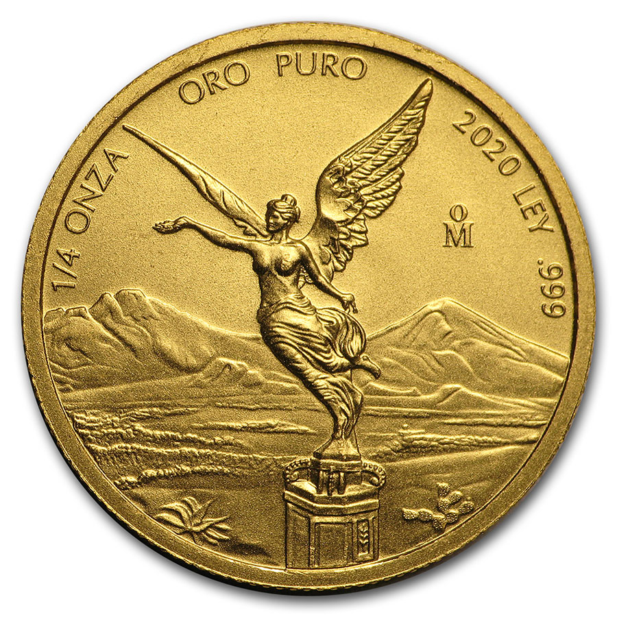 Buy 2020 Mexico 1/4 oz Gold Libertad BU - Click Image to Close