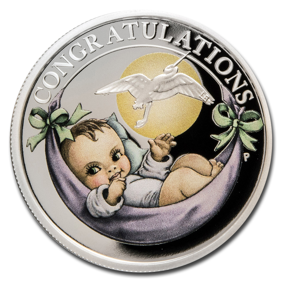 Buy 2021 Tuvalu 1/2 oz Silver Newborn Proof