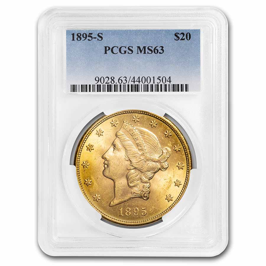Buy 1895-S $20 Liberty Gold Double Eagle MS-63 PCGS