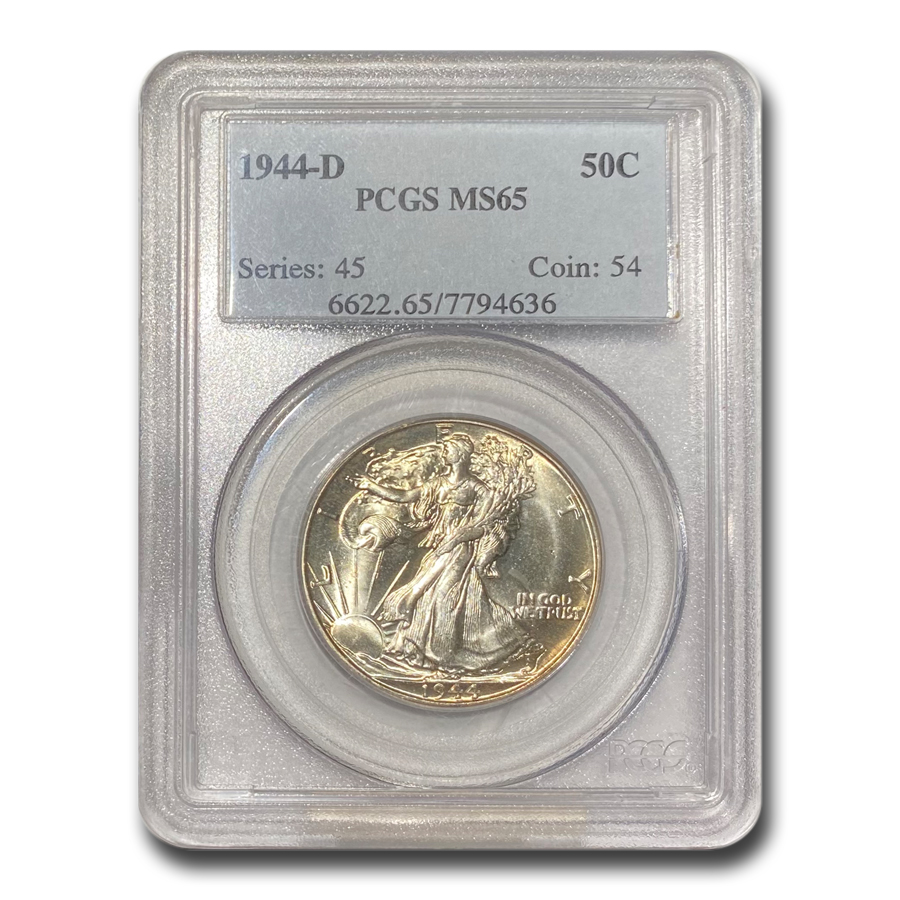 Buy 1944-D Walking Liberty Half Dollar MS-65 PCGS