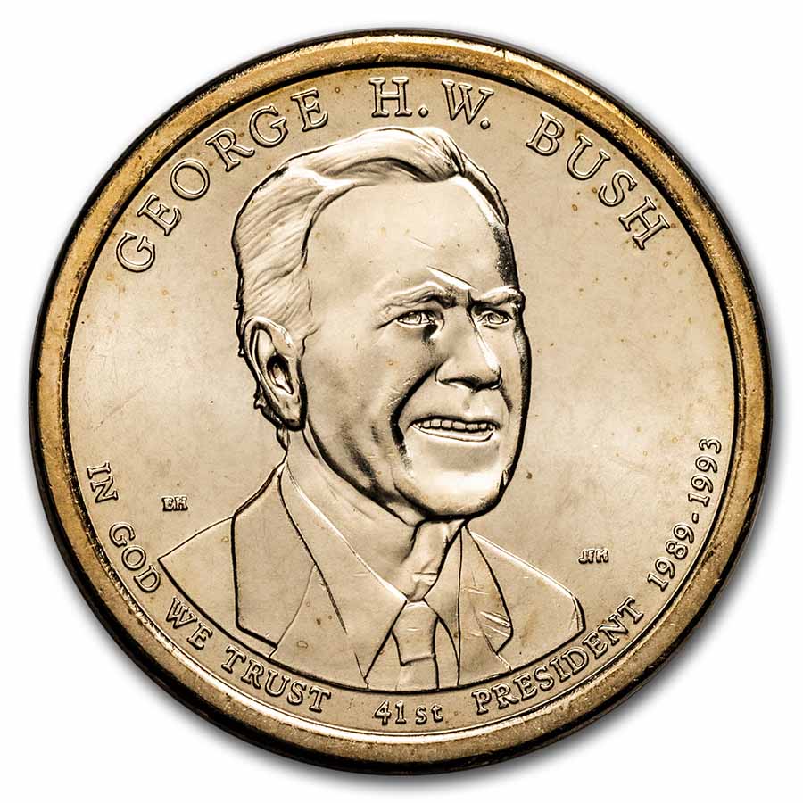 Buy 2020-D George H.W Bush Presidential Dollar BU