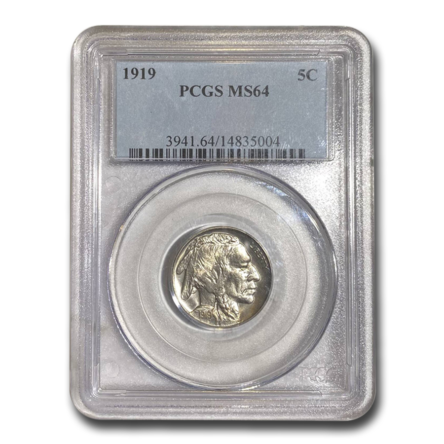 Buy 1919 Buffalo Nickel MS-64 PCGS