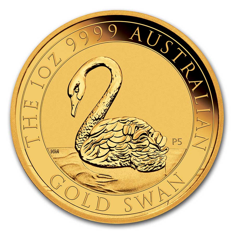 Buy 2021 Australia 1 oz Gold Swan BU - Click Image to Close