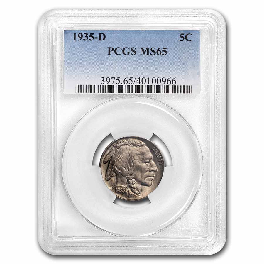 Buy 1935-D Buffalo Nickel MS-65 PCGS