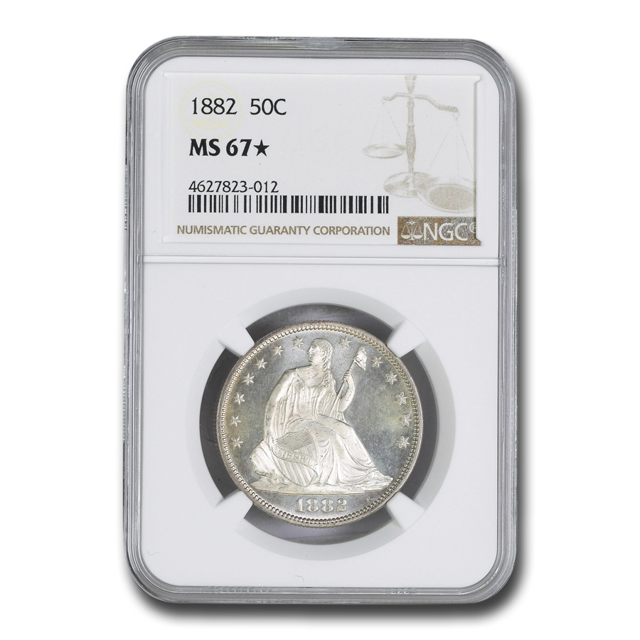 Buy 1882 Liberty Seated Half Dollar MS-67* NGC