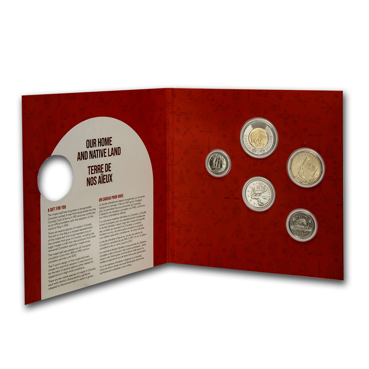 Buy 2021 Canada Gift Set O Canada (BU) - Click Image to Close