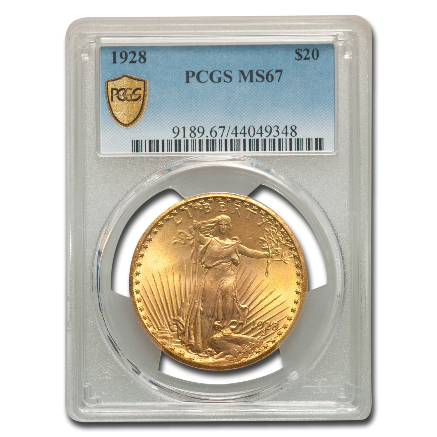 Buy 1928 $20 Saint-Gaudens Gold Double Eagle MS-67 PCGS