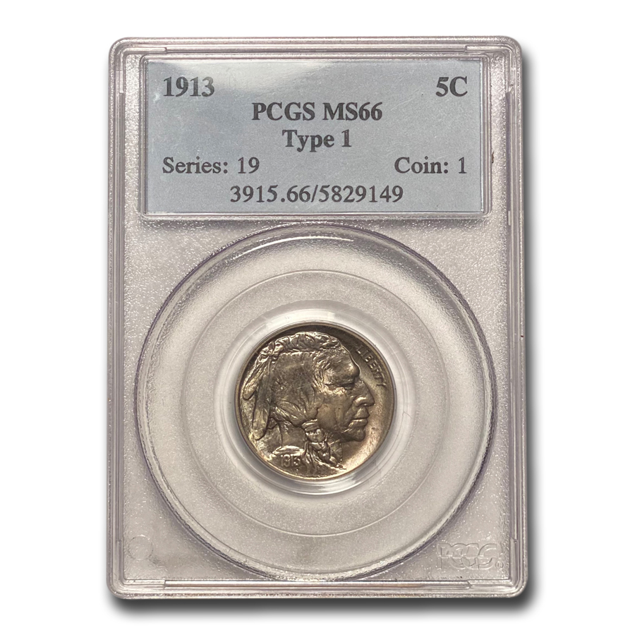 Buy 1913 Buffalo Nickel Type-I MS-66 PCGS