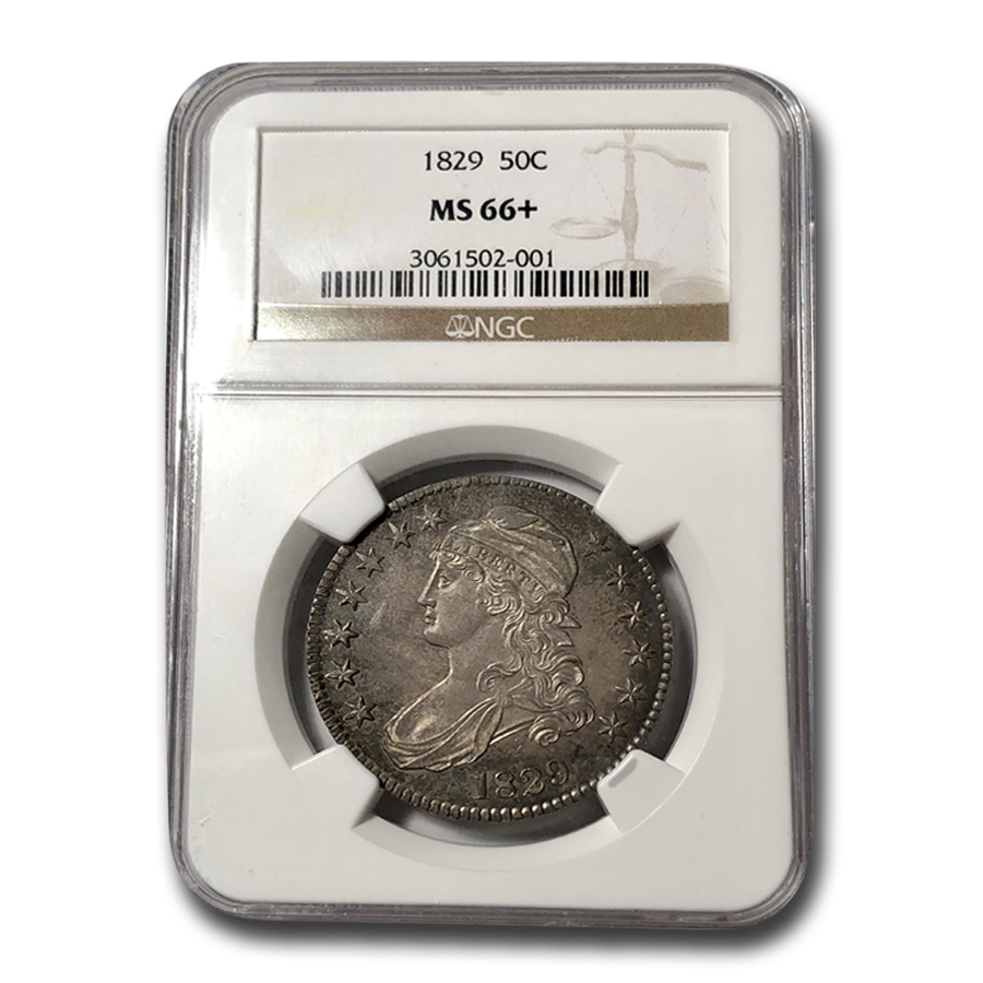 Buy 1829 Bust Half Dollar MS-66+ NGC (Sm Letters)