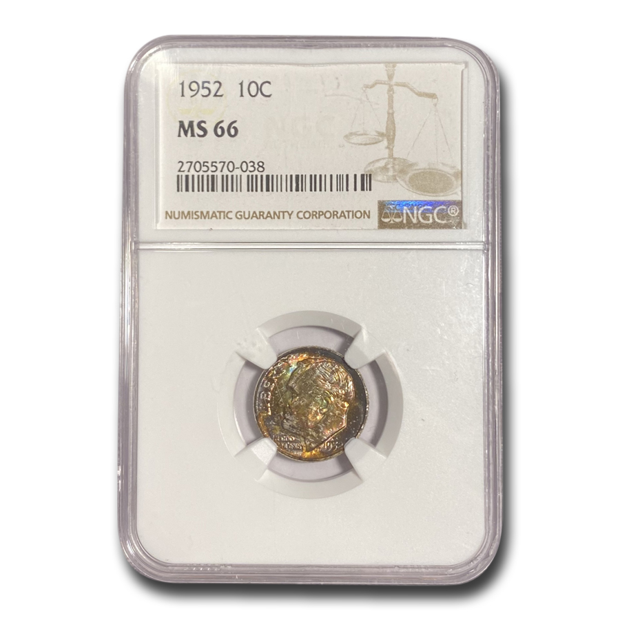Buy 1952 Roosevelt Dime MS-66 NGC
