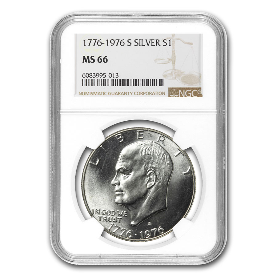 Buy 1976-S Eisenhower Silver Dollar MS-66 NGC