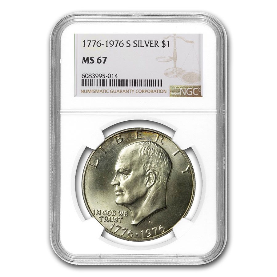 Buy 1974-S Eisenhower Silver Dollar MS-67 NGC