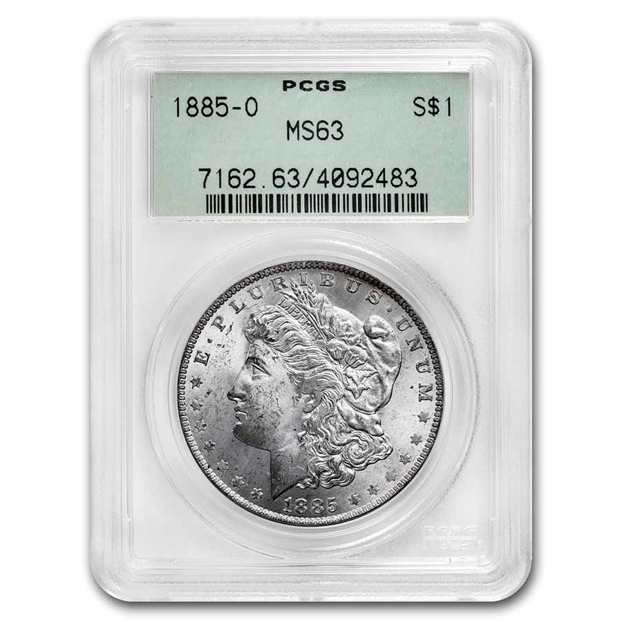 Buy 1885-O Morgan Dollar MS-63 PCGS (Old Green Label)