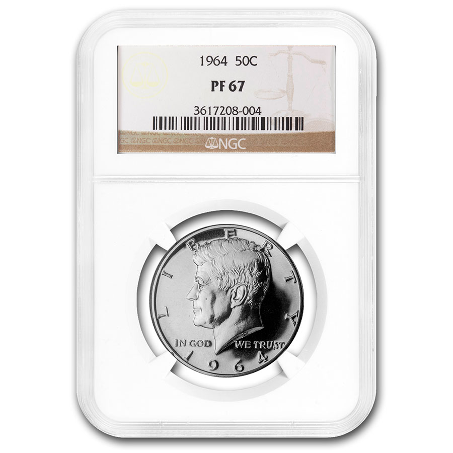 Buy 1964 Kennedy Half Dollar PF-67 NGC