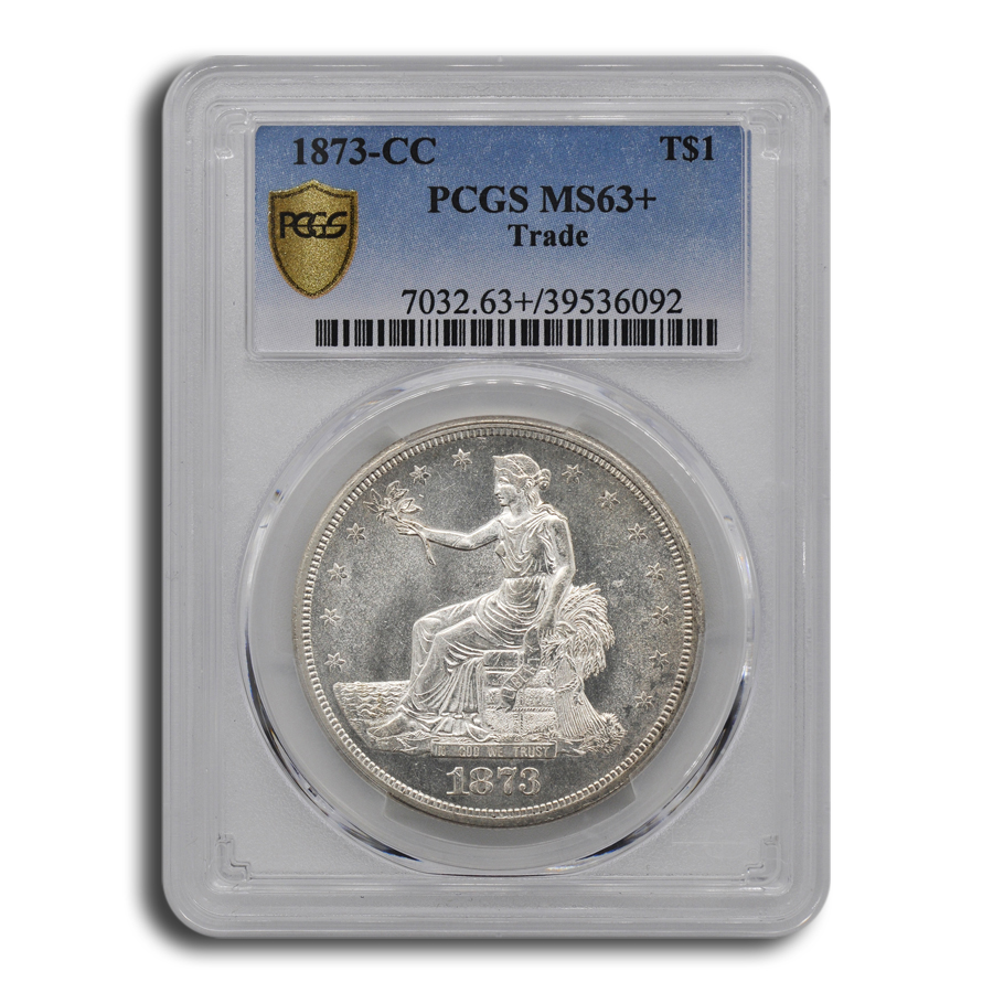 Buy 1873-CC Trade Dollar MS-63+ PCGS