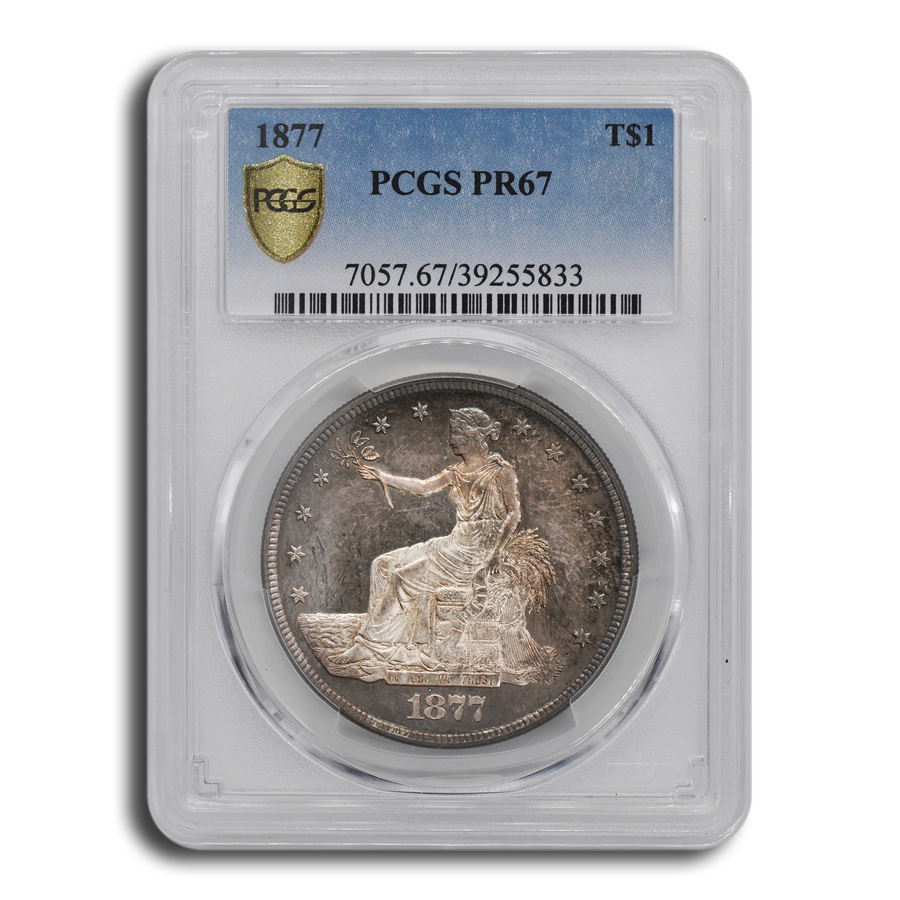 Buy 1877 Trade Dollar PR-67 PCGS - Click Image to Close