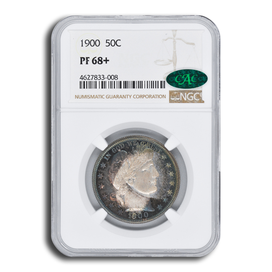 Buy 1900 Barber Half Dollar PF-68+ NGC CAC