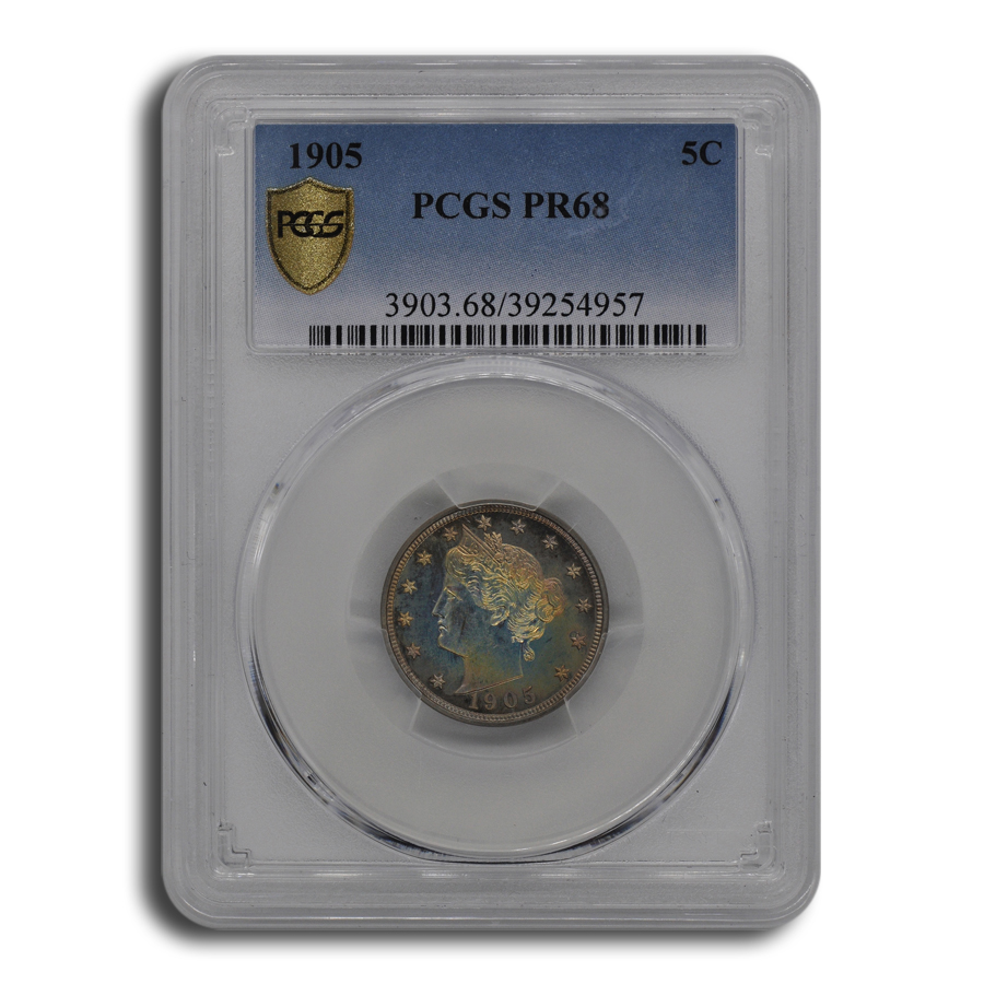 Buy 1905 Liberty Head V Nickel PR-68 PCGS