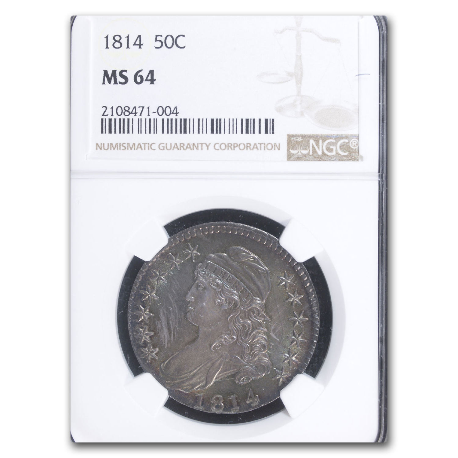 Buy 1814 Bust Half Dollar MS-64 NGC
