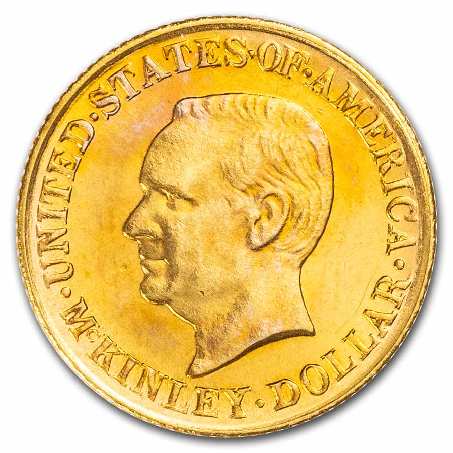 Buy 1917 Gold $1.00 McKinley Memorial BU - Click Image to Close