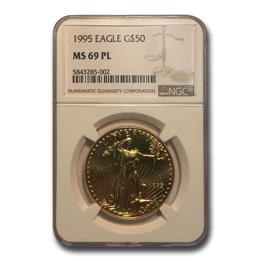Buy 1995 1 oz American Gold Eagle MS-69 PL NGC