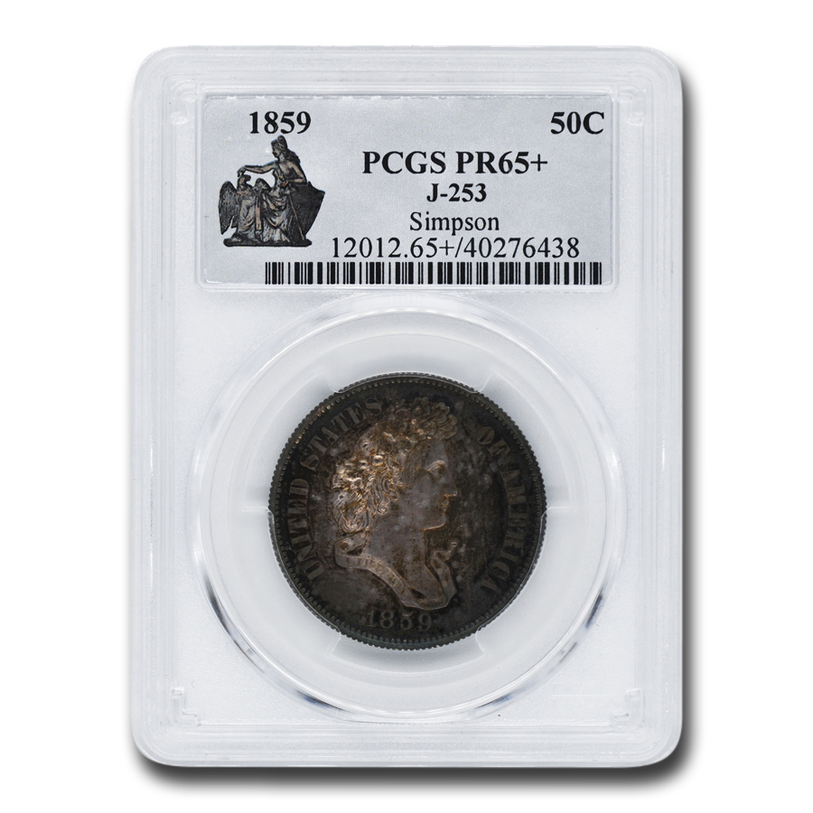 Buy 1859 Half Dollar Pattern PR-65+ PCGS (J-253)