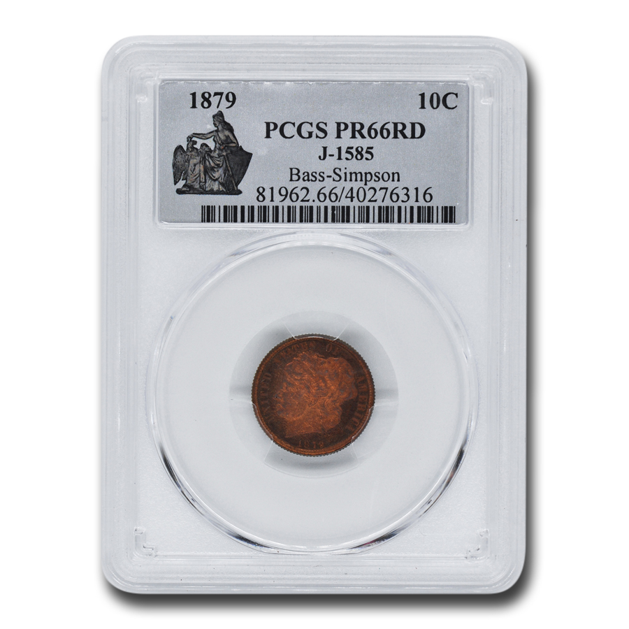 Buy 1879 Washlady Dime PR-66 Cameo PCGS (Red J-1585)