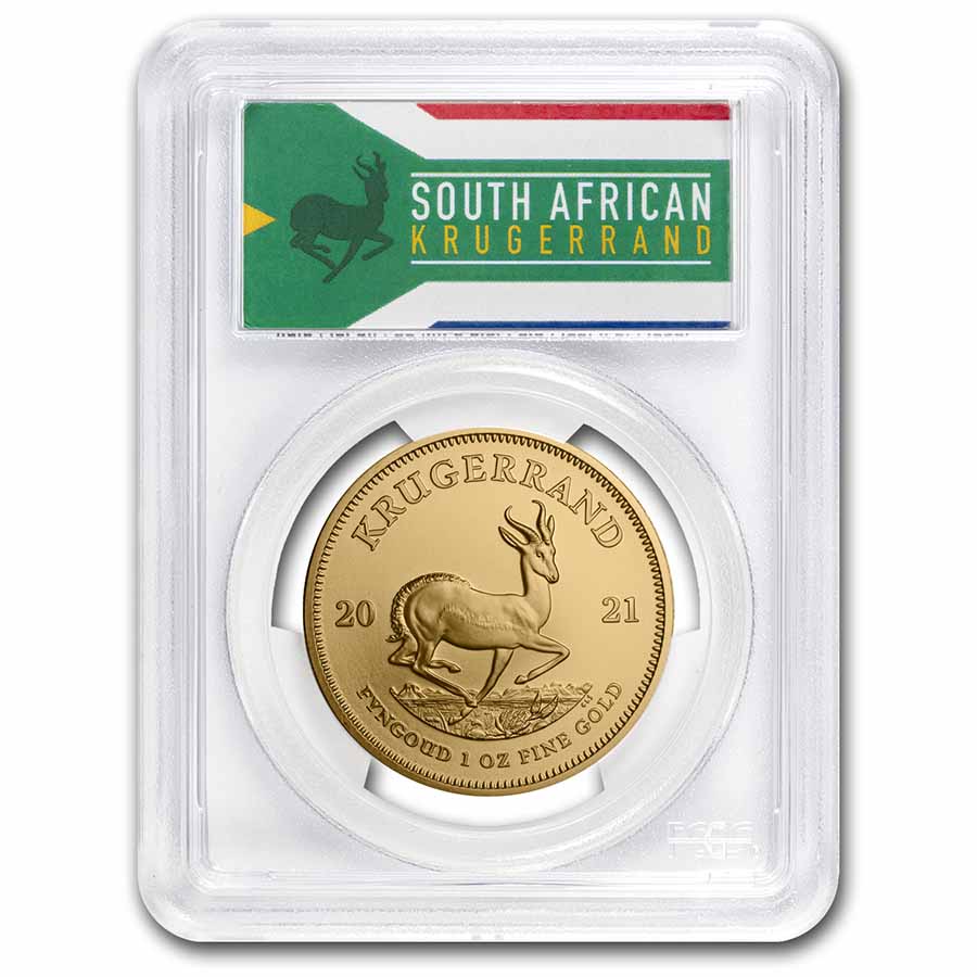 Buy 2021 South Africa 1 oz Gold Krugerrand MS-69 PCGS - Click Image to Close