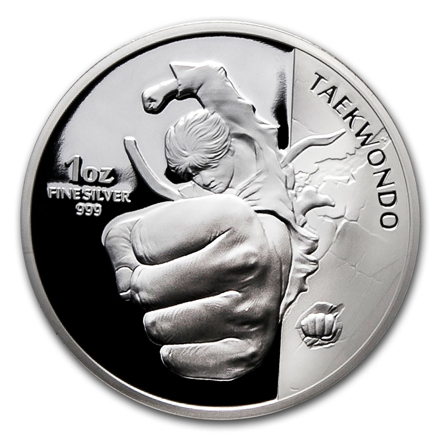 Buy 2020 South Korea 1 oz Silver K-Series Taekwondo Proof - Click Image to Close