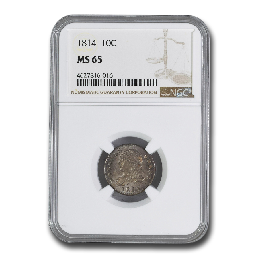 Buy 1814 Capped Bust Dime MS-65 NGC - Click Image to Close