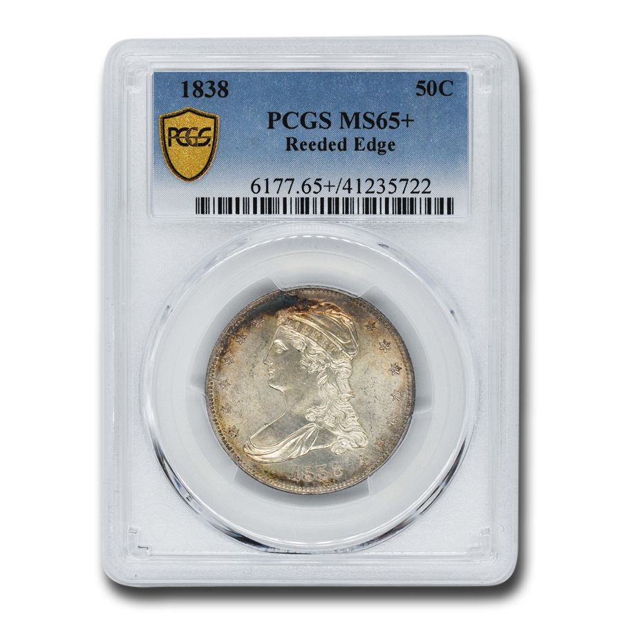 Buy 1838 Reeded Edge Half Dollar MS-65+ PCGS