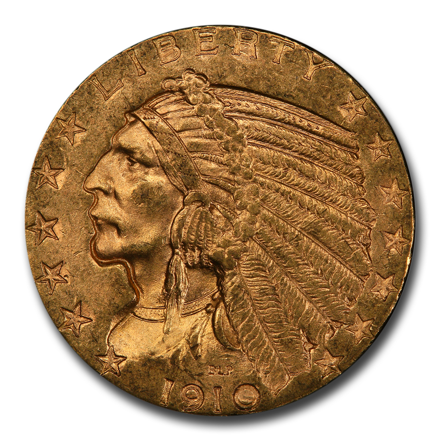 Buy 1910 $5 Indian Gold Half Eagle MS-61 PCGS CAC