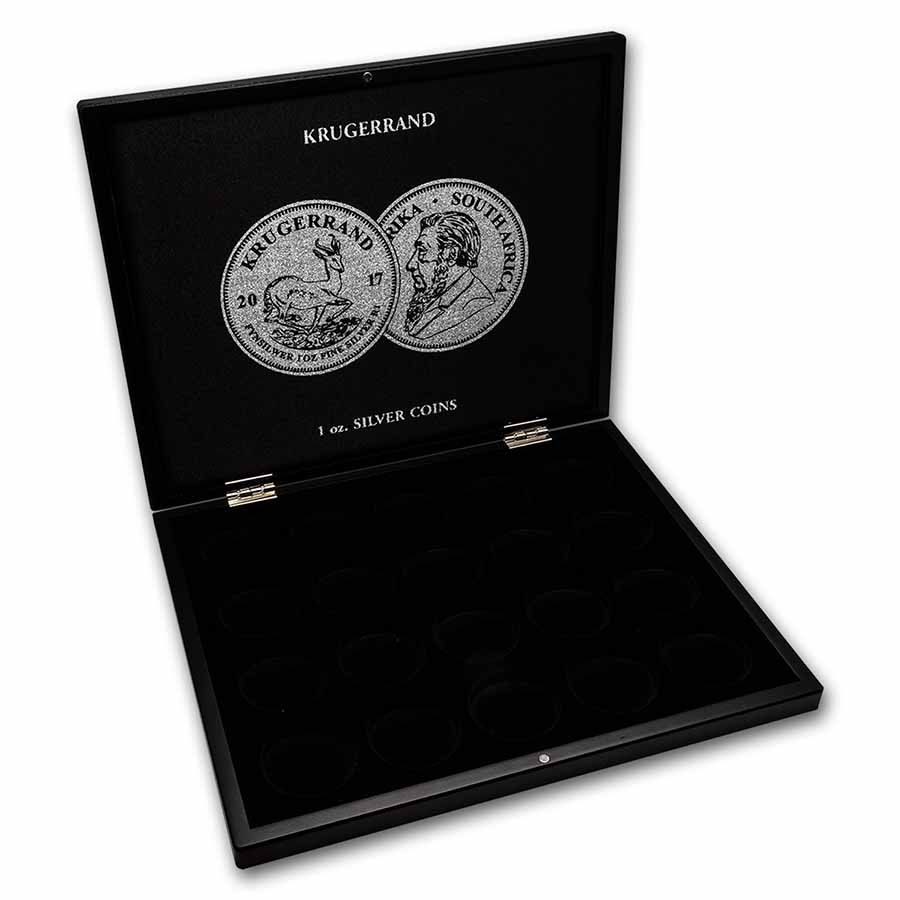 Buy 1 oz Silver Krugerrand 20-Piece Black Presentation Box - Click Image to Close