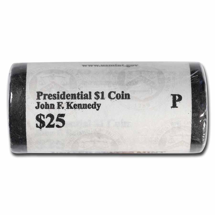 Buy 2015-P John F. Kennedy 25-Coin Presidential Dollar Roll