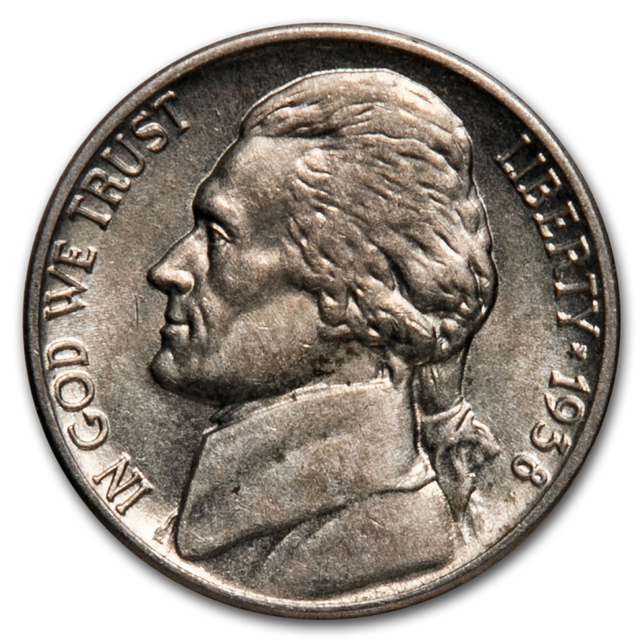 Buy 1938 Jefferson Nickel AU